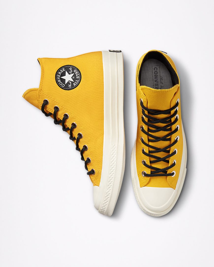 Dámské Boty Vysoké Converse Engineered Optimism Chuck 70 GORE-TEX Žluté Černé | CZ AFBZ82